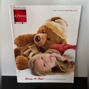 2005 JCPenney Christmas Big Gift Book Holiday Catalog Wish Book Nostalgia